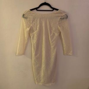 Cream lace dress